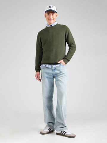 JACK & JONES Tröja 'JJOtto' i grön