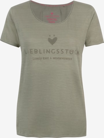 žalia LIEBLINGSSTÜCK Marškinėliai 'Cia': priekis