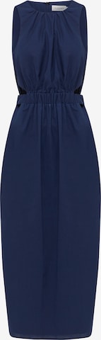 Tussah Dress 'SIANDRA' in Blue: front