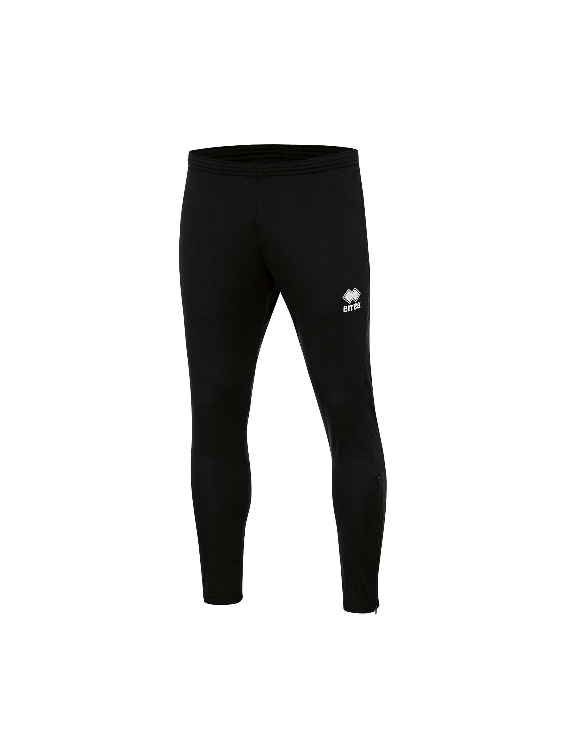 Errea Slimfit Sportbroek 'FLANN' in Zwart: voorkant