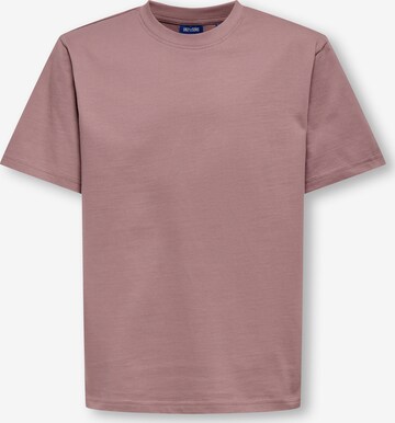 Only & Sons Junior Футболка 'OSJFRED' в Ярко-розовый: спереди