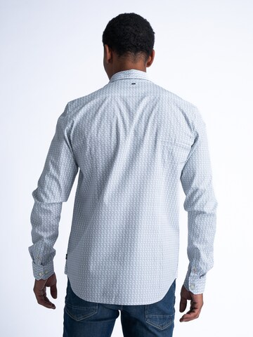 Petrol Industries Regular fit Button Up Shirt in Blue