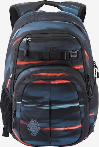 NitroBags Backpack 'Chase' in Blue: front