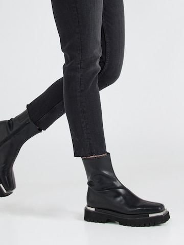 Coupe slim Jean River Island en noir