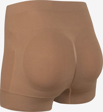 MAGIC Bodyfashion Shapinghose 'Booty Booster' in Braun