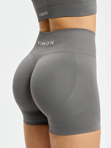 Vimor Skinny Leggings 'Joy Scrunch Shorts' in Grey