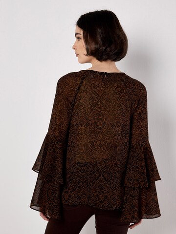 Chemisier ' ' Apricot en marron