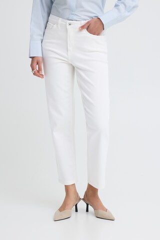 ICHI Regular Jeans 'ICHZiggy' in Weiß: Vorderseite