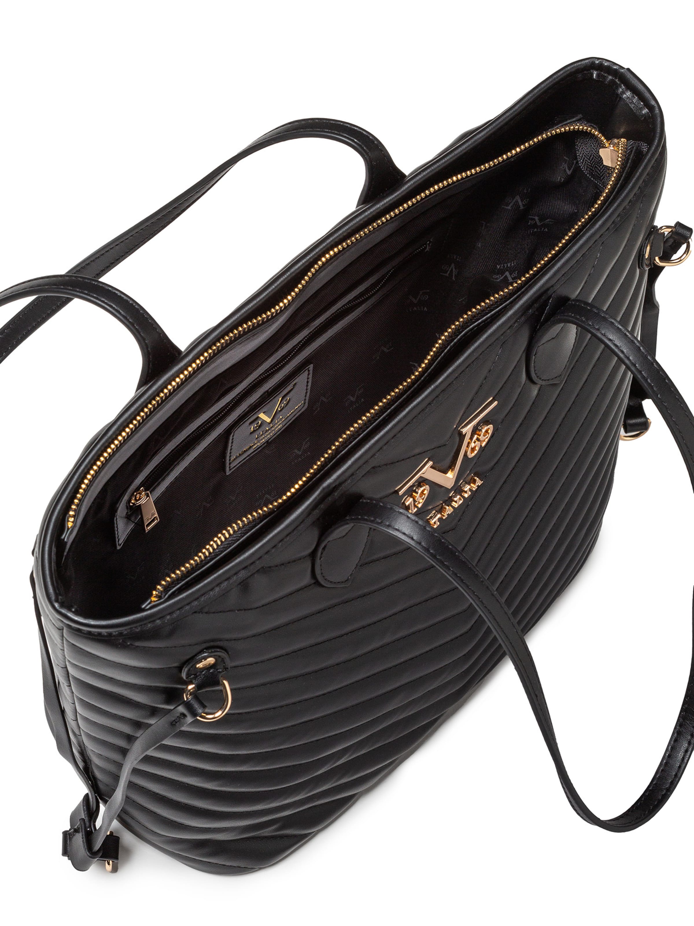 Plase de cumpărături 'Blagica' de la 19V69 ITALIA pe negru