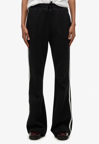 Regular Pantalon Superdry en noir : devant