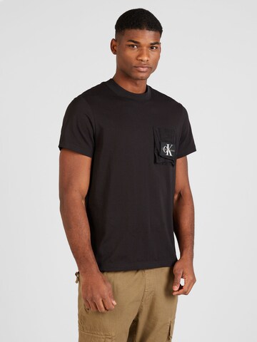 Calvin Klein Jeans Bluser & t-shirts i sort: forside