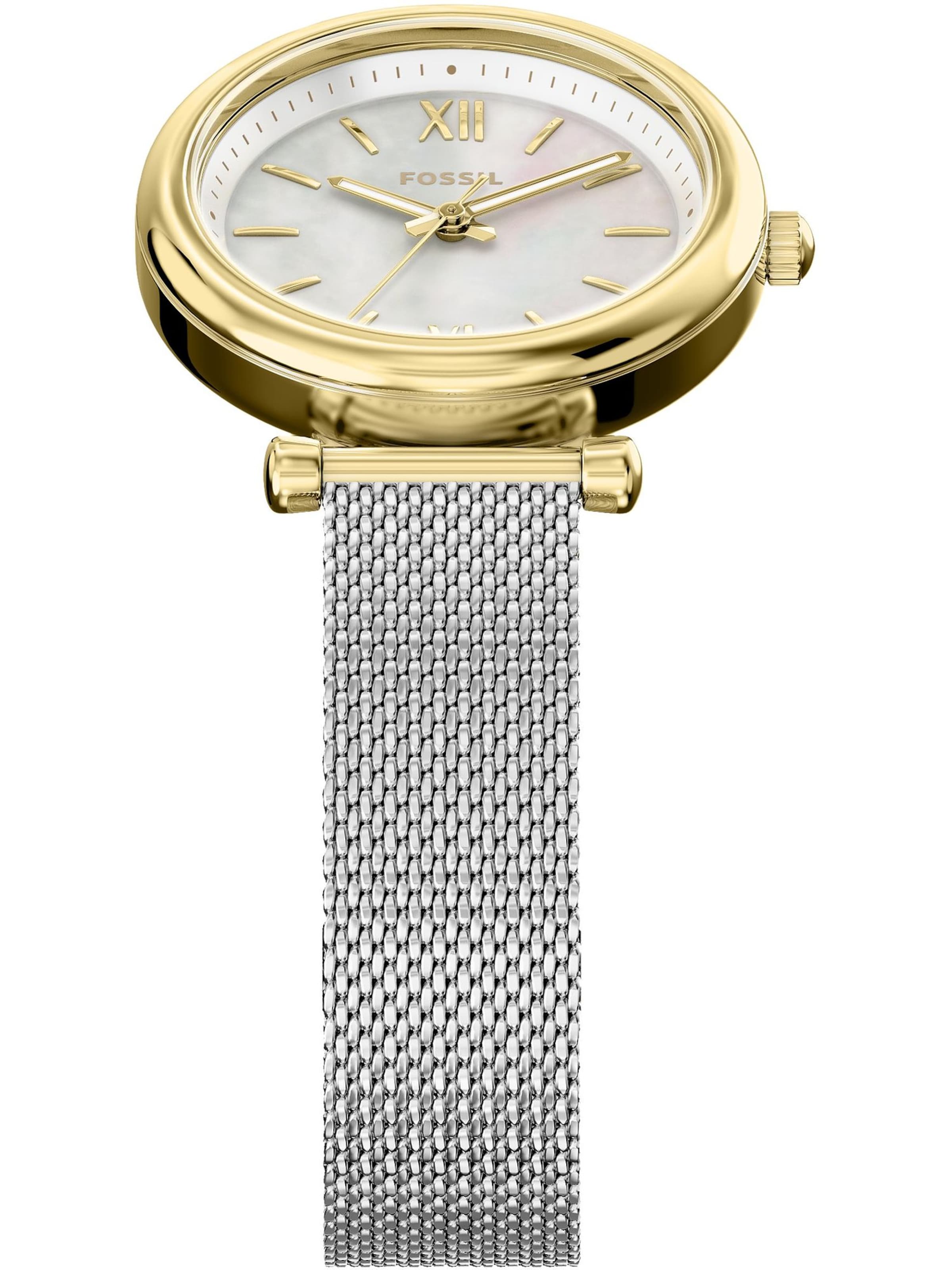 FOSSIL Analoguhr in Silber