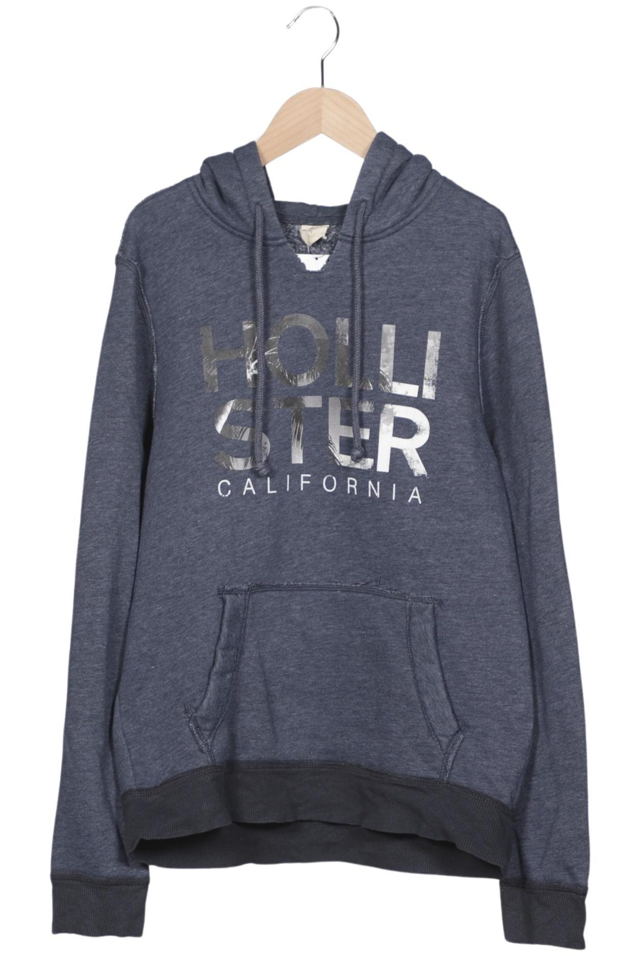 HOLLISTER Sweatshirt & Zip-Up Hoodie in S in Blue: front