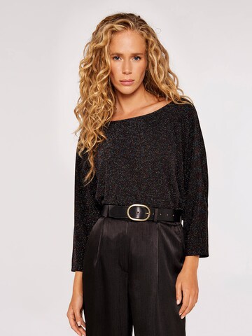 Apricot Shirt in Black: front