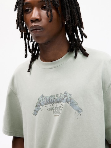 Pull&Bear Tričko 'METALLICA' – šedá