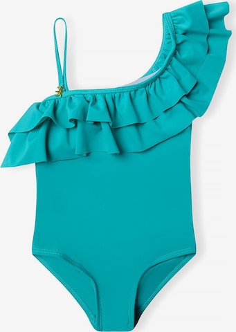 Maillot de bain MINOTI en vert : devant