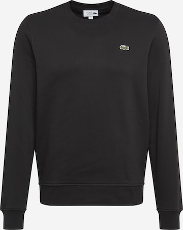 LACOSTESweater majica - crna boja: prednji dio