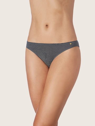 zd ZERO DEFECTS Panty 'Venus soy fiber low waist panty' in Grau: Vorderseite