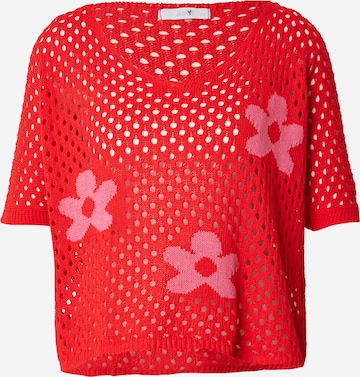 Hailys Pulóver 'Ke44ra' - piros: elől