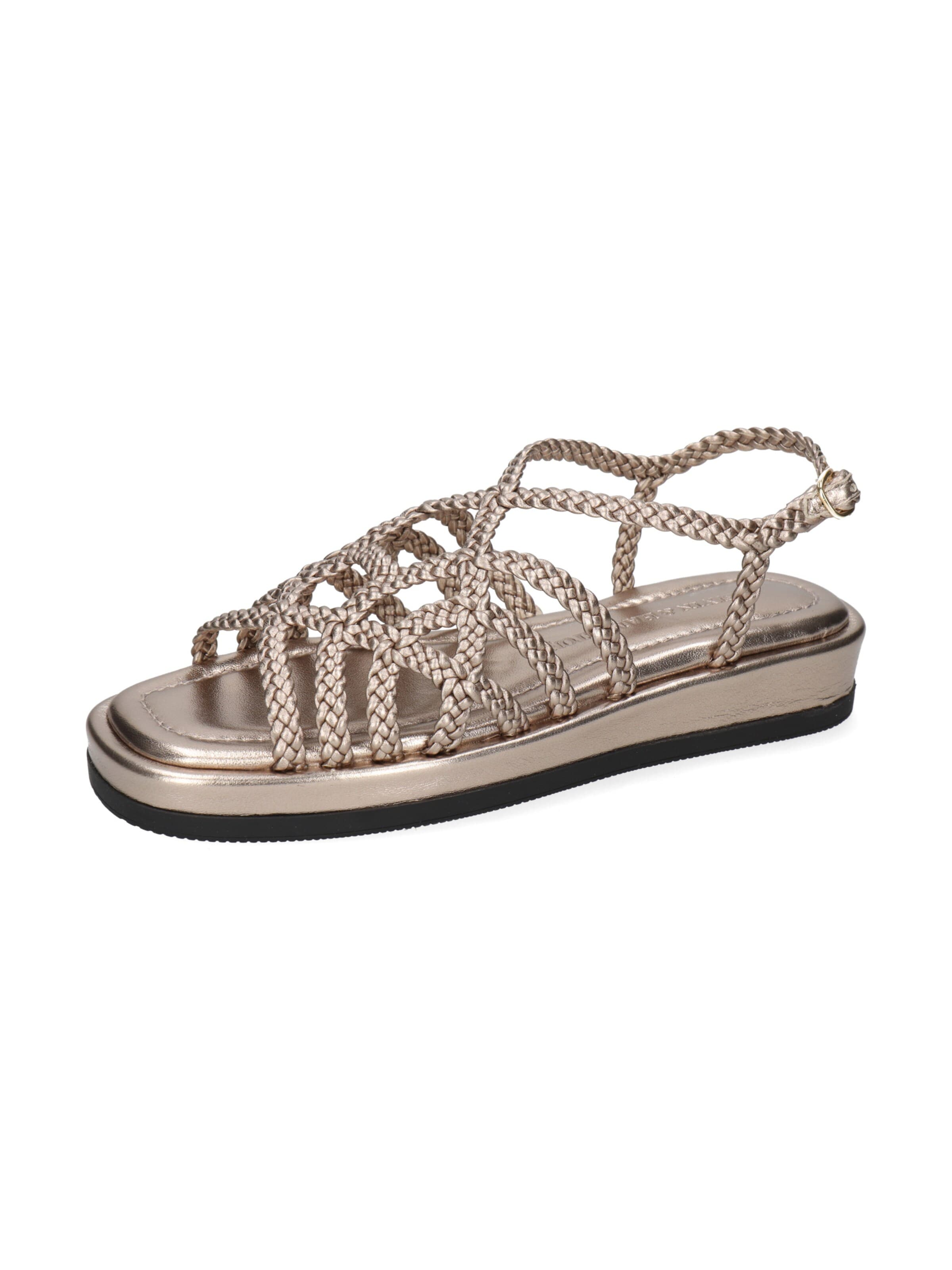 MELVIN & HAMILTON Sandals 'Vim 2' in Gold: front