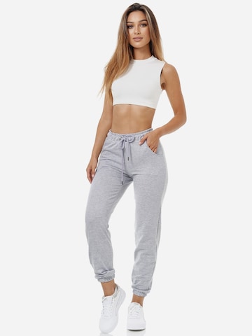 Tazzio Regular Sporthose 'F300' in Grau: Vorderseite