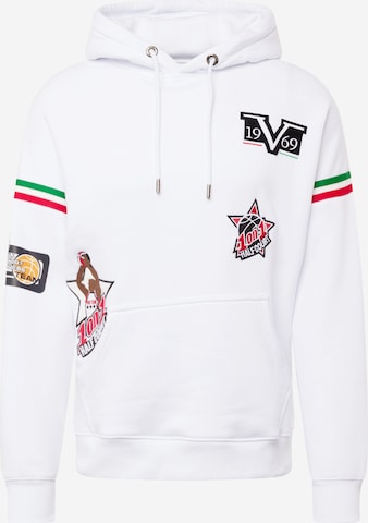 Sweat-shirt 'NBA' 19V69 ITALIA en blanc : devant