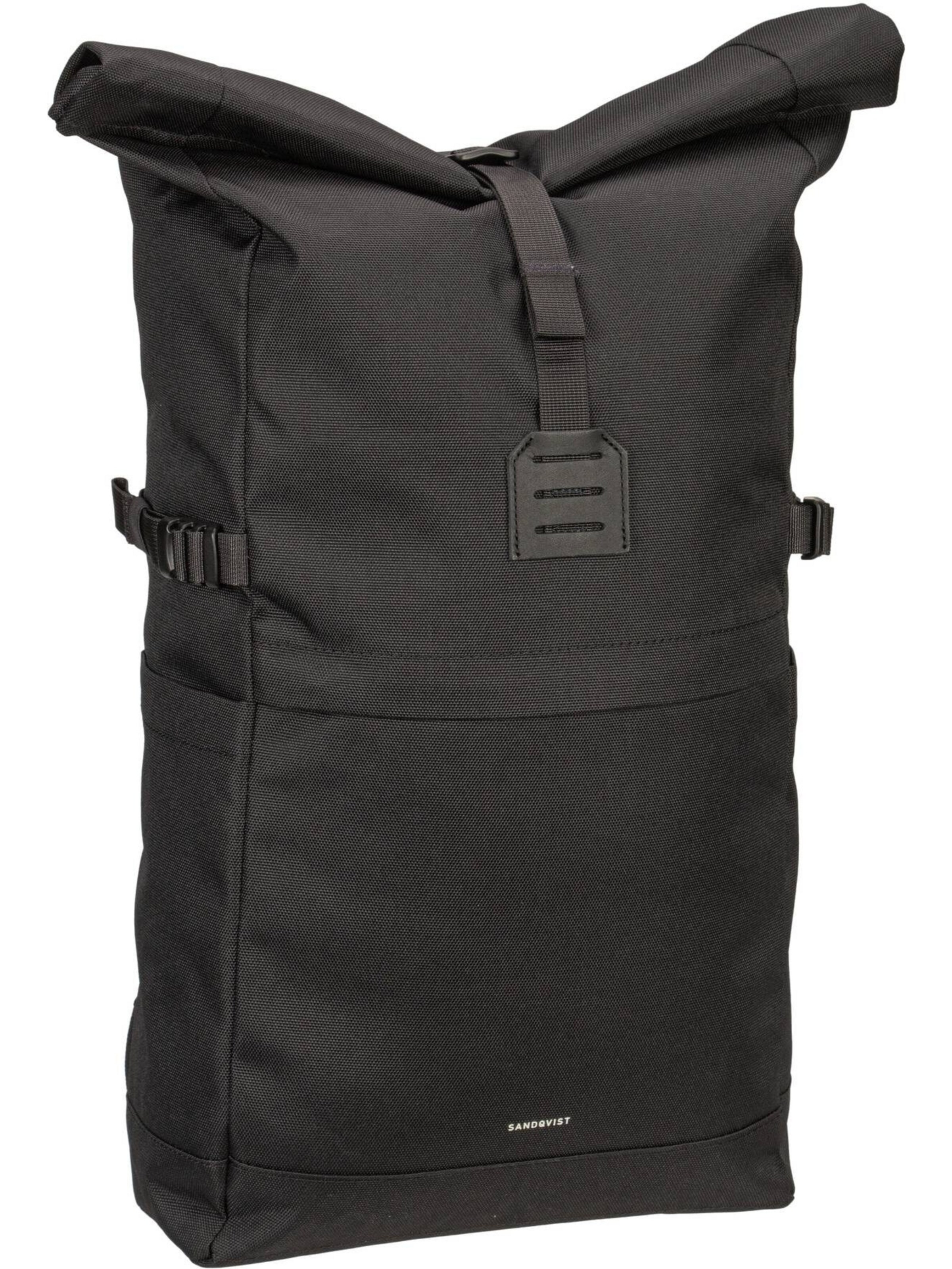 SANDQVIST Backpack in Black: front