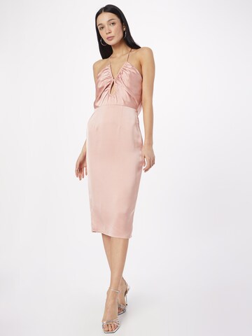 Jarlo Φόρεμα κοκτέιλ 'Aura' σε ροζ: μπροστά