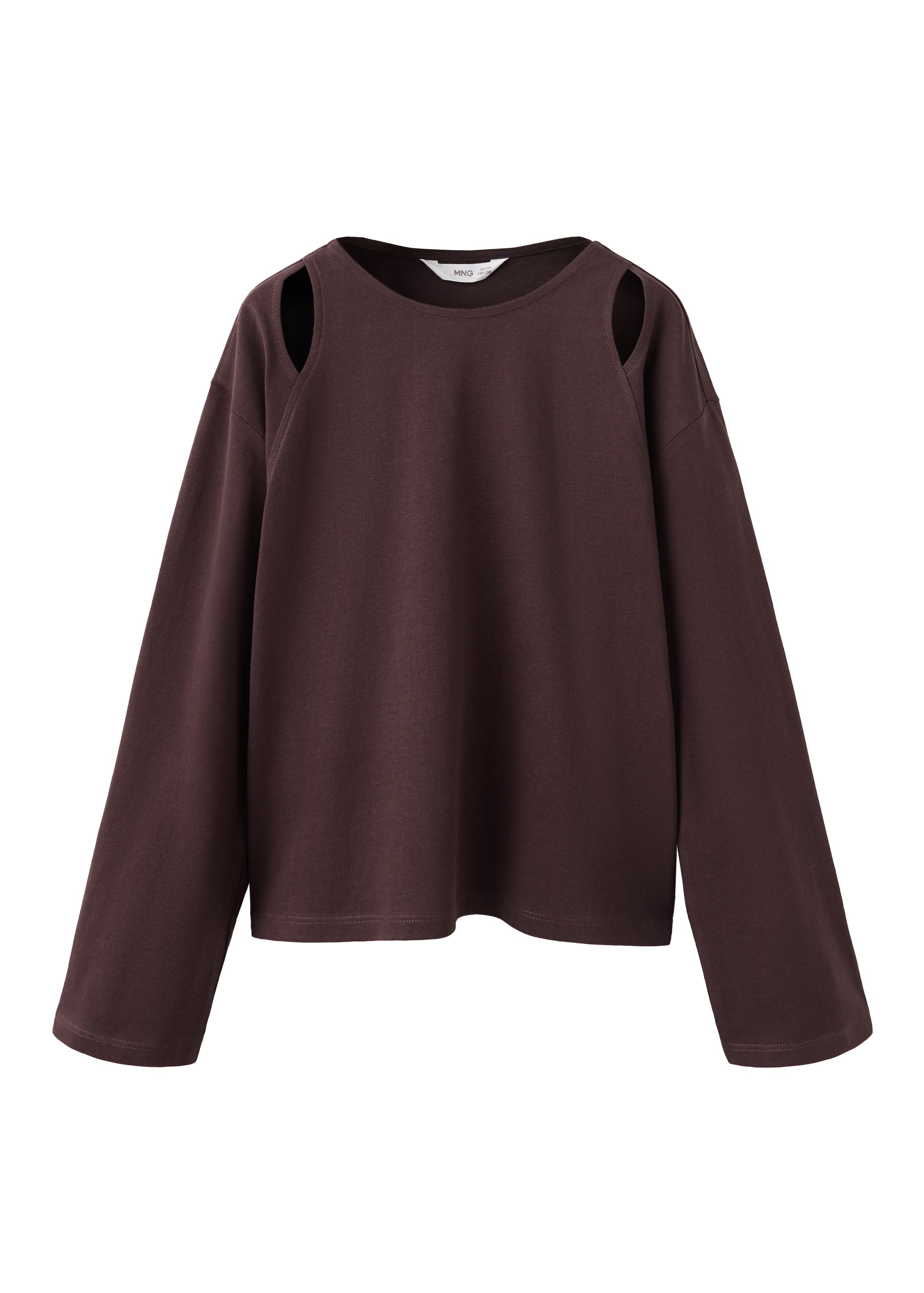 MANGO KIDS Shirt in Lila: voorkant