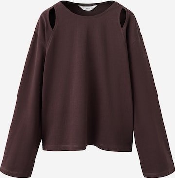 MANGO KIDS Shirt in Lila: voorkant