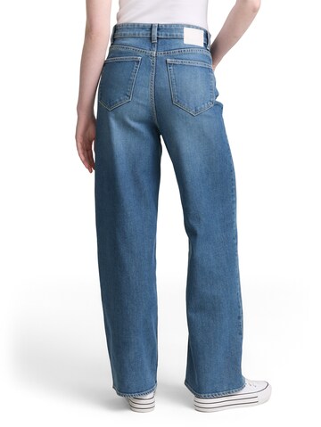 TOM TAILOR DENIM Laiad sääred Teksapüksid 'LINOU', värv sinine