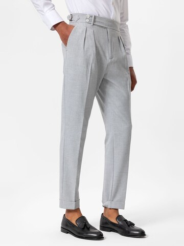 Antioch Regular Pleat-front trousers in Grey