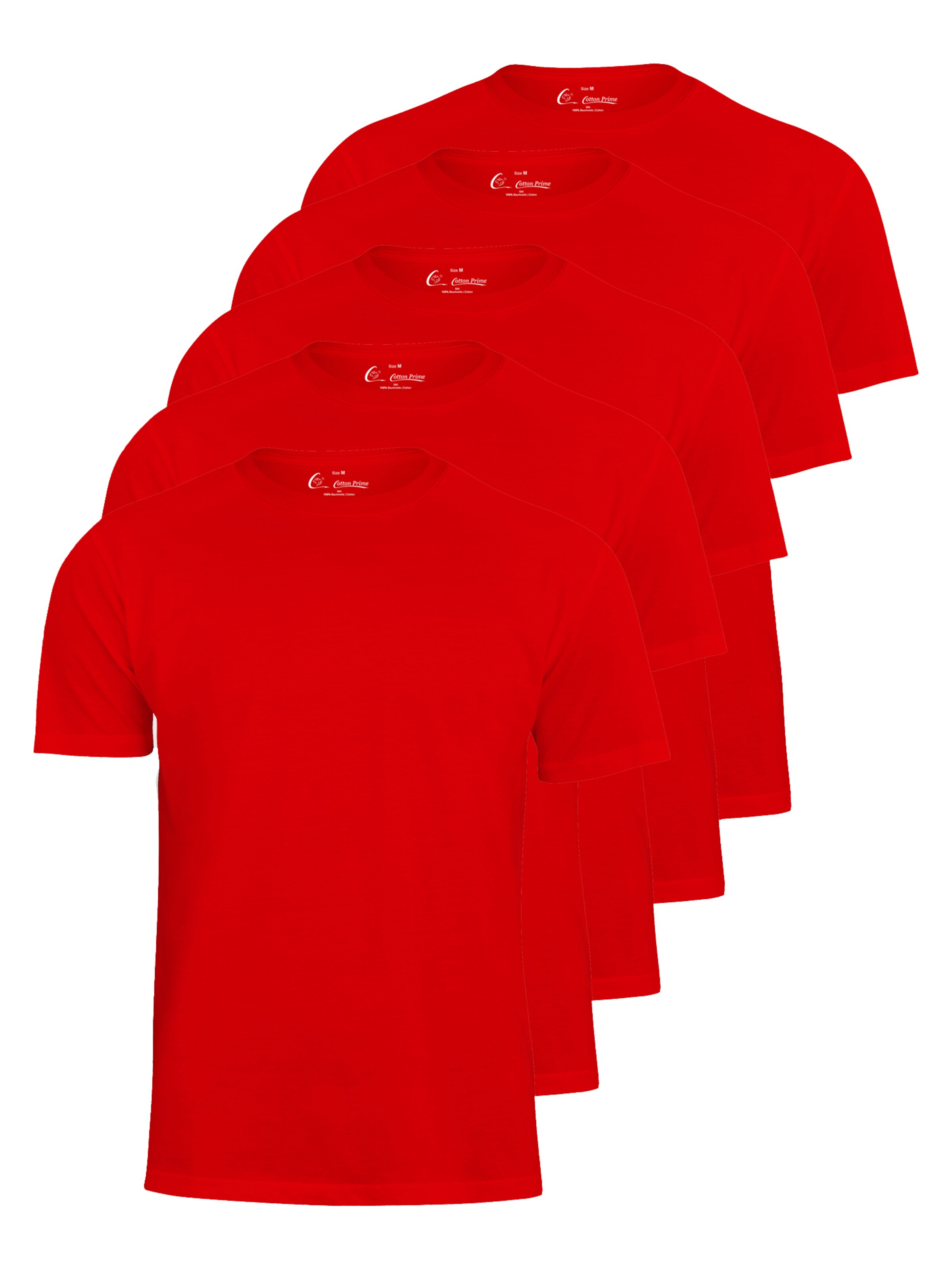 Cotton Prime Shirt in Rood: voorkant
