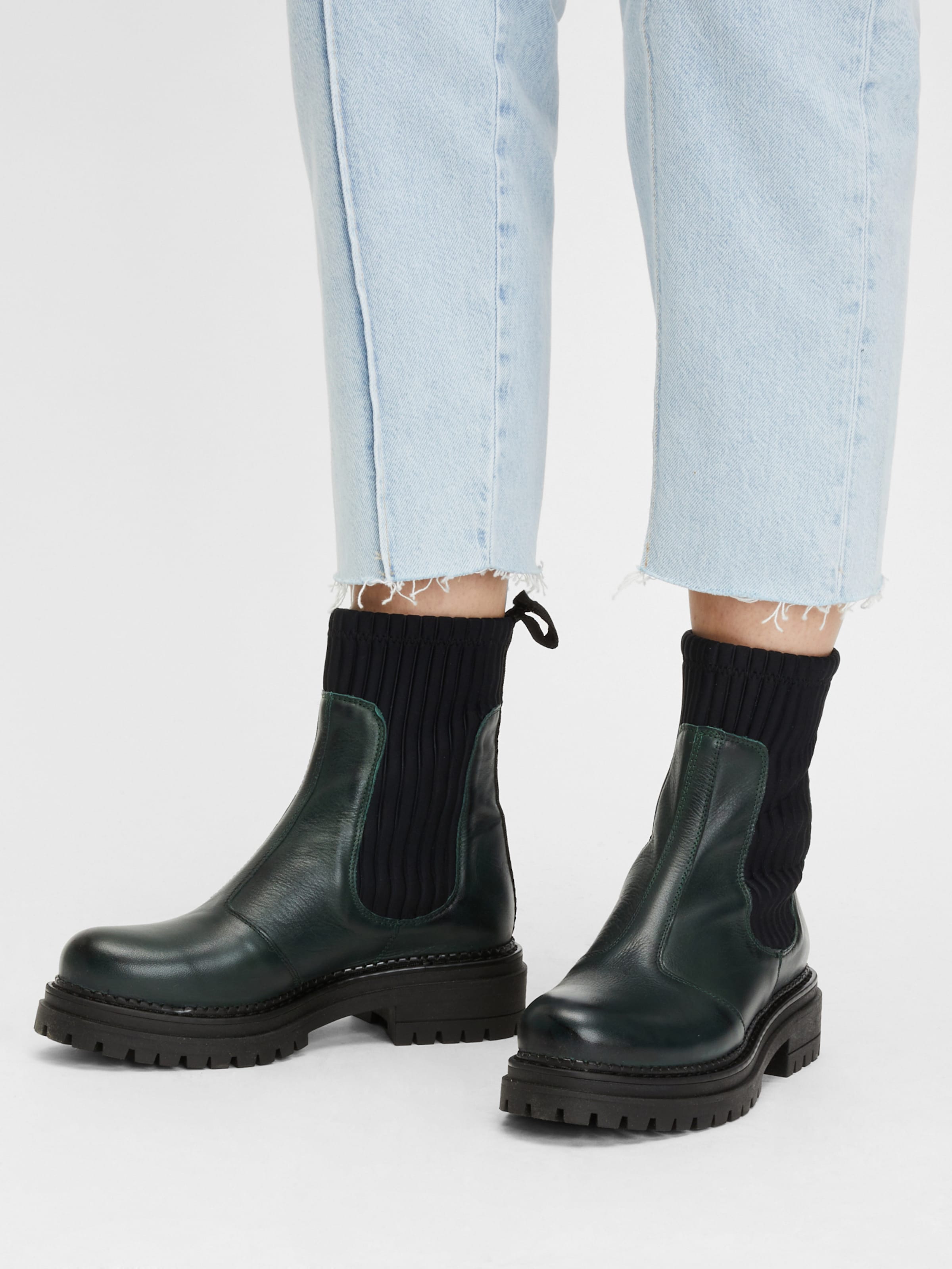 Ca'Shott Chelsea boots Dark Green | ABOUT