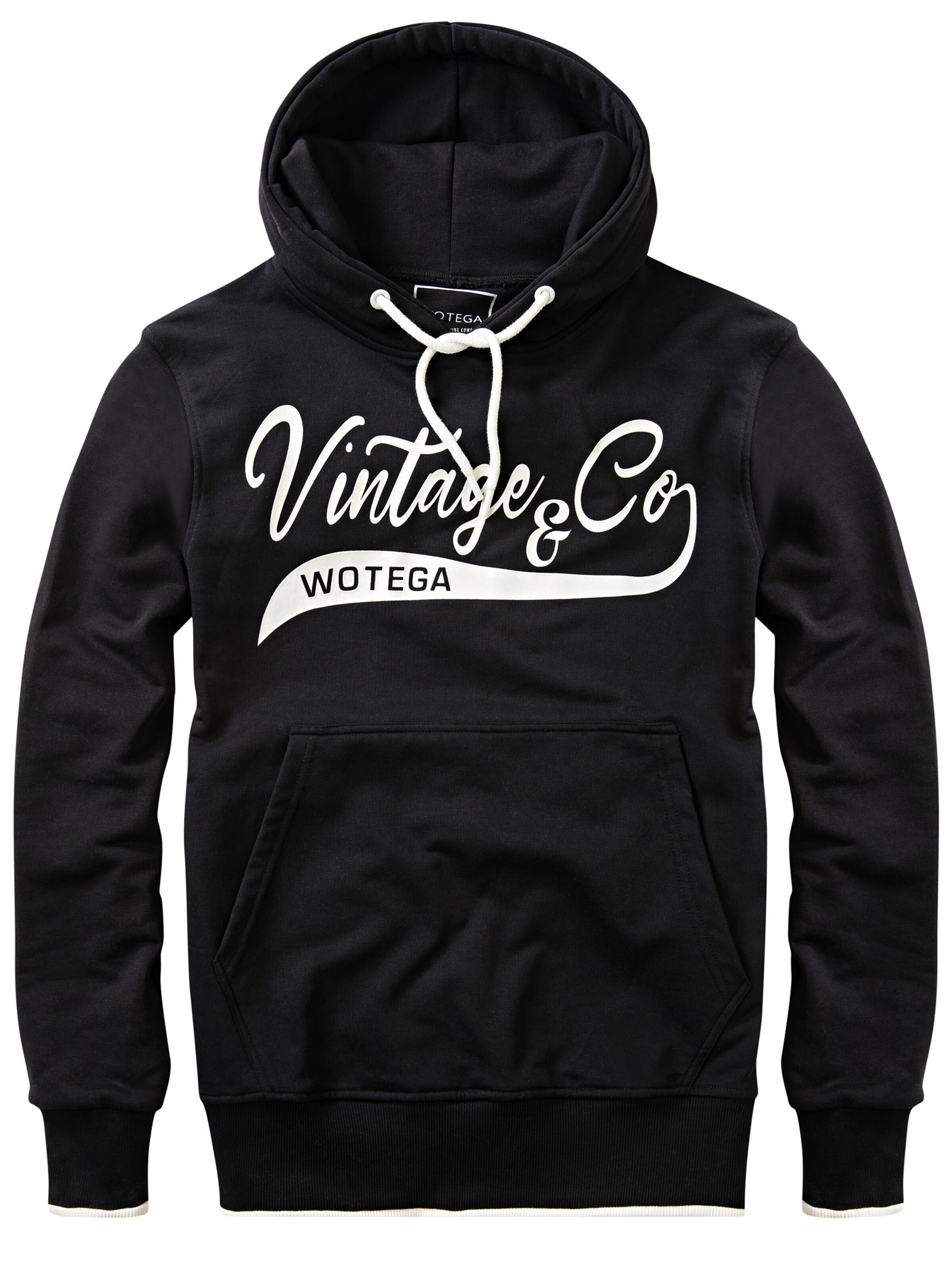 WOTEGA Sweatshirt 'WT Star'‌‌ in Schwarz