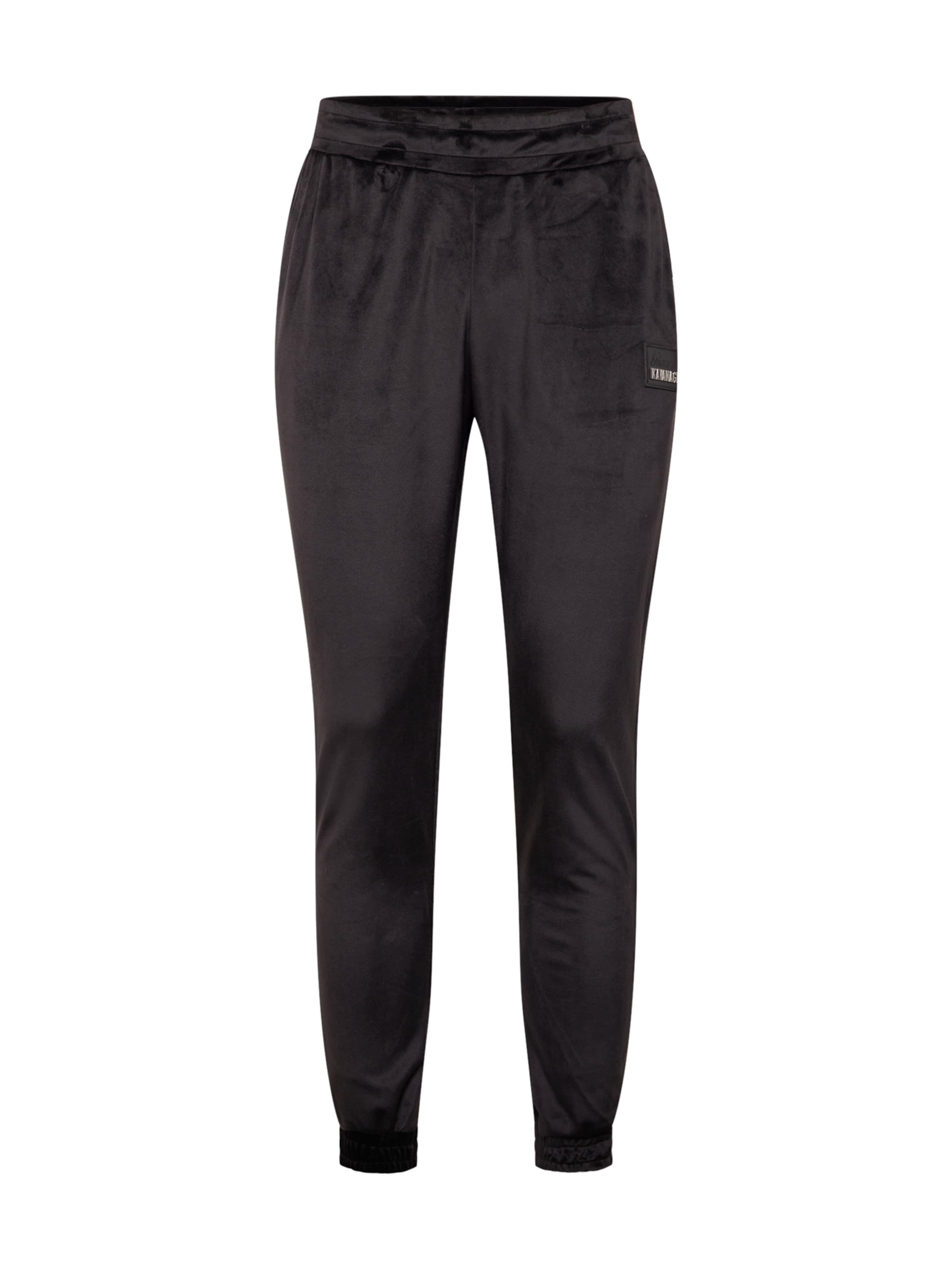 Gianni Kavanagh Tapered Trousers in Black: front