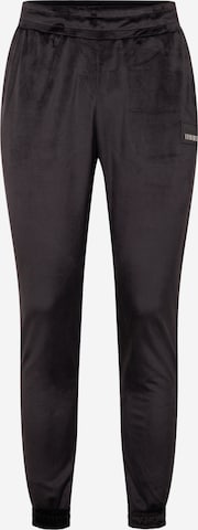 Gianni Kavanagh Tapered Trousers in Black: front