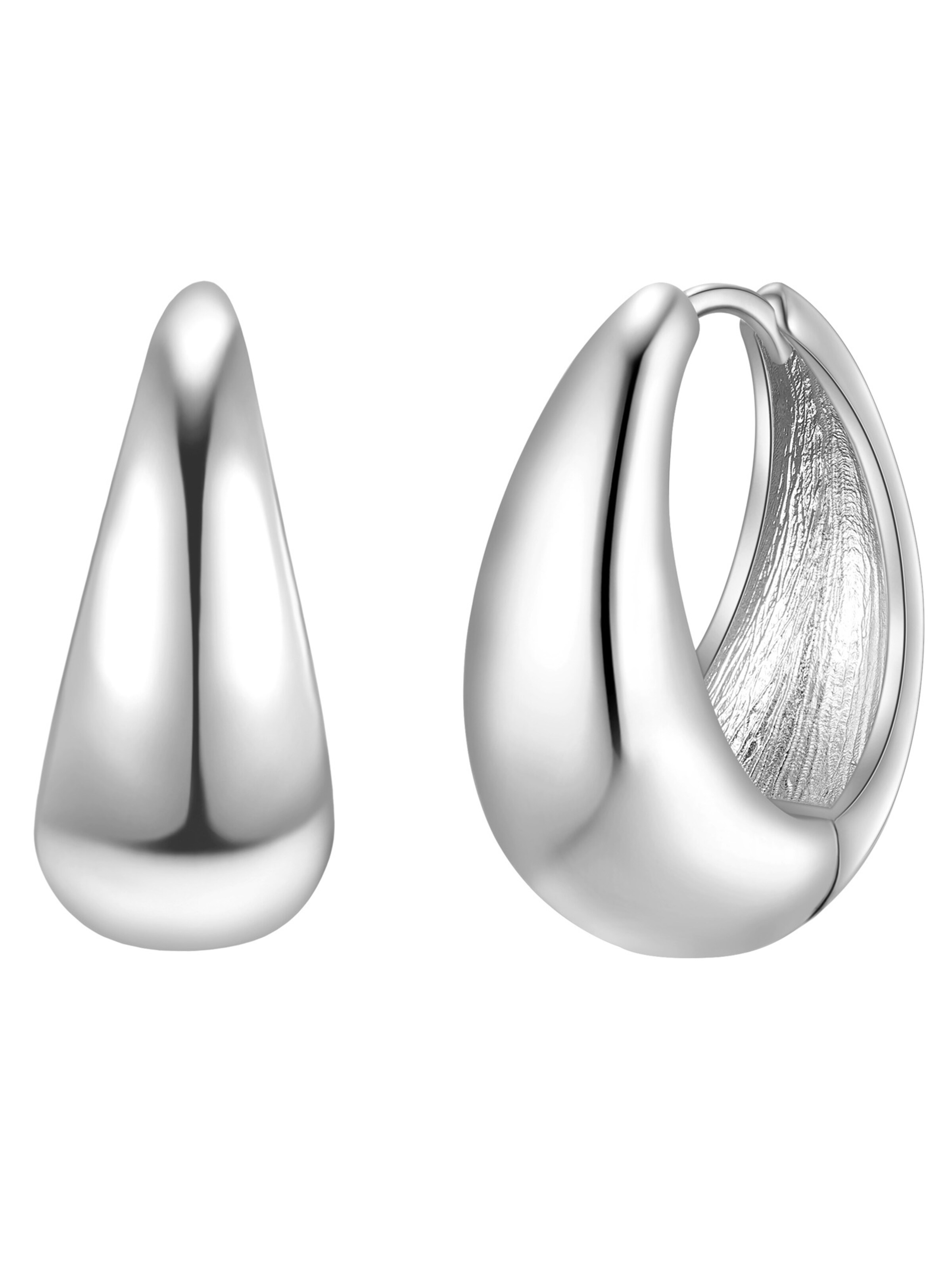 Yokoamii Earrings in Silver: front