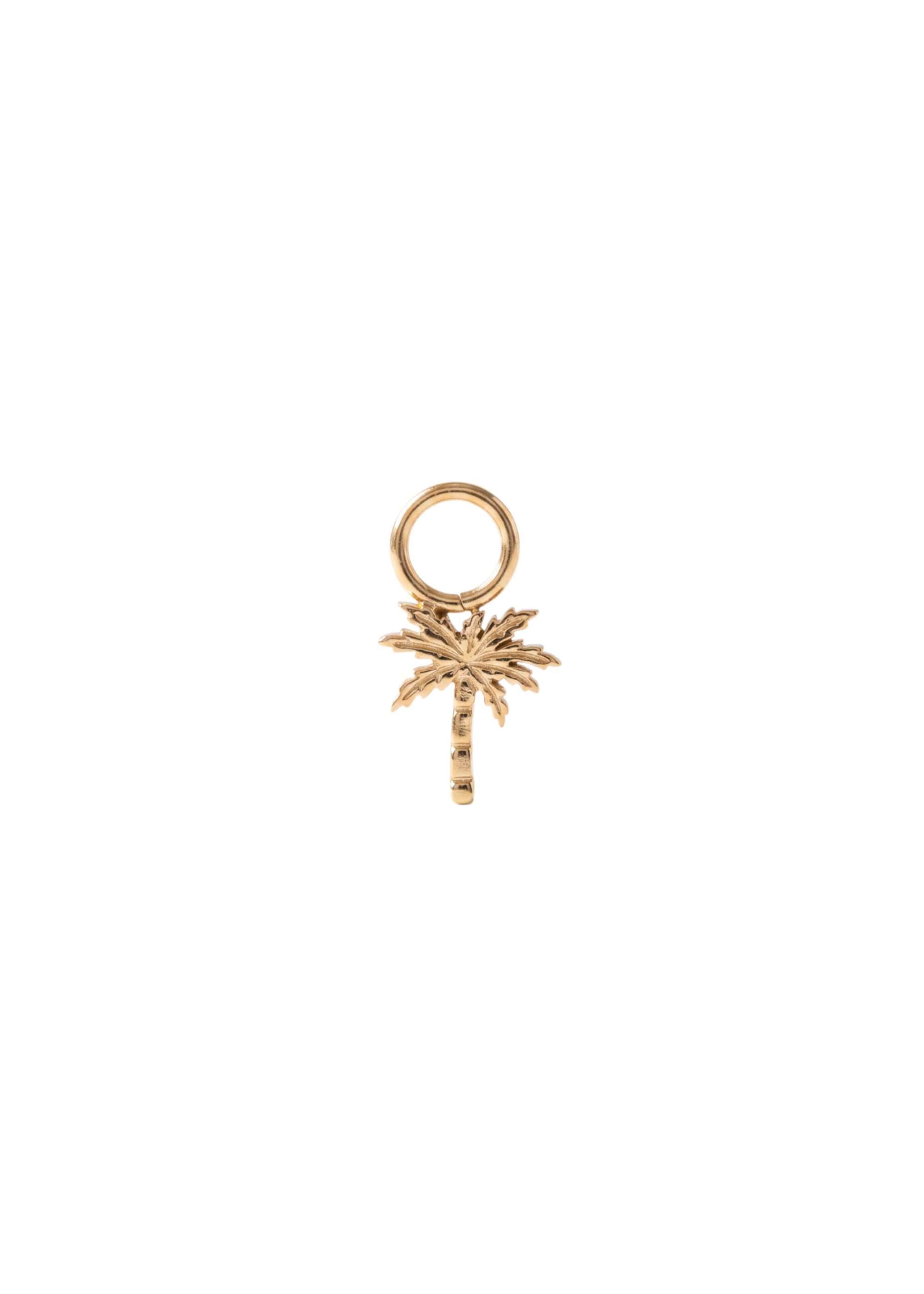 PURELEI - Colgante 'Palmtree' en oro: frente