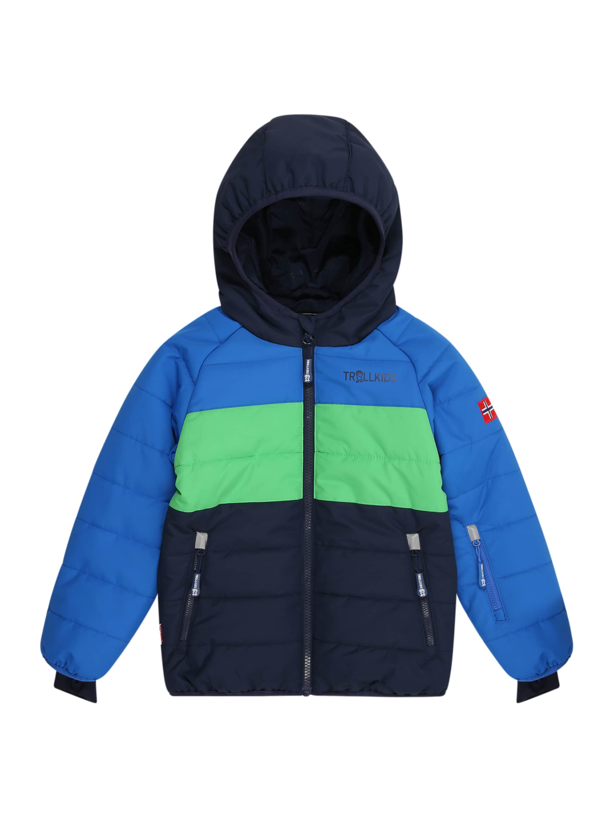 Regular fit Geacă sport 'Hafjell' de la TROLLKIDS pe albastru: față