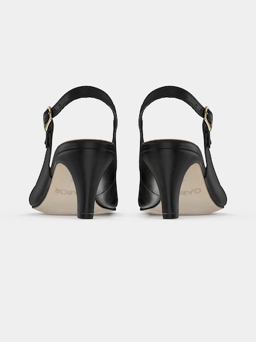 Décolleté sling di GABOR in nero