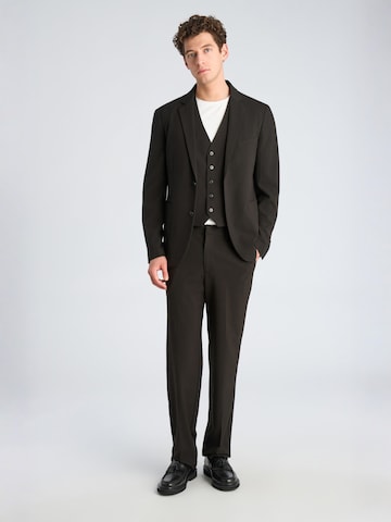 Coupe regular Veste de costume Lindbergh en noir