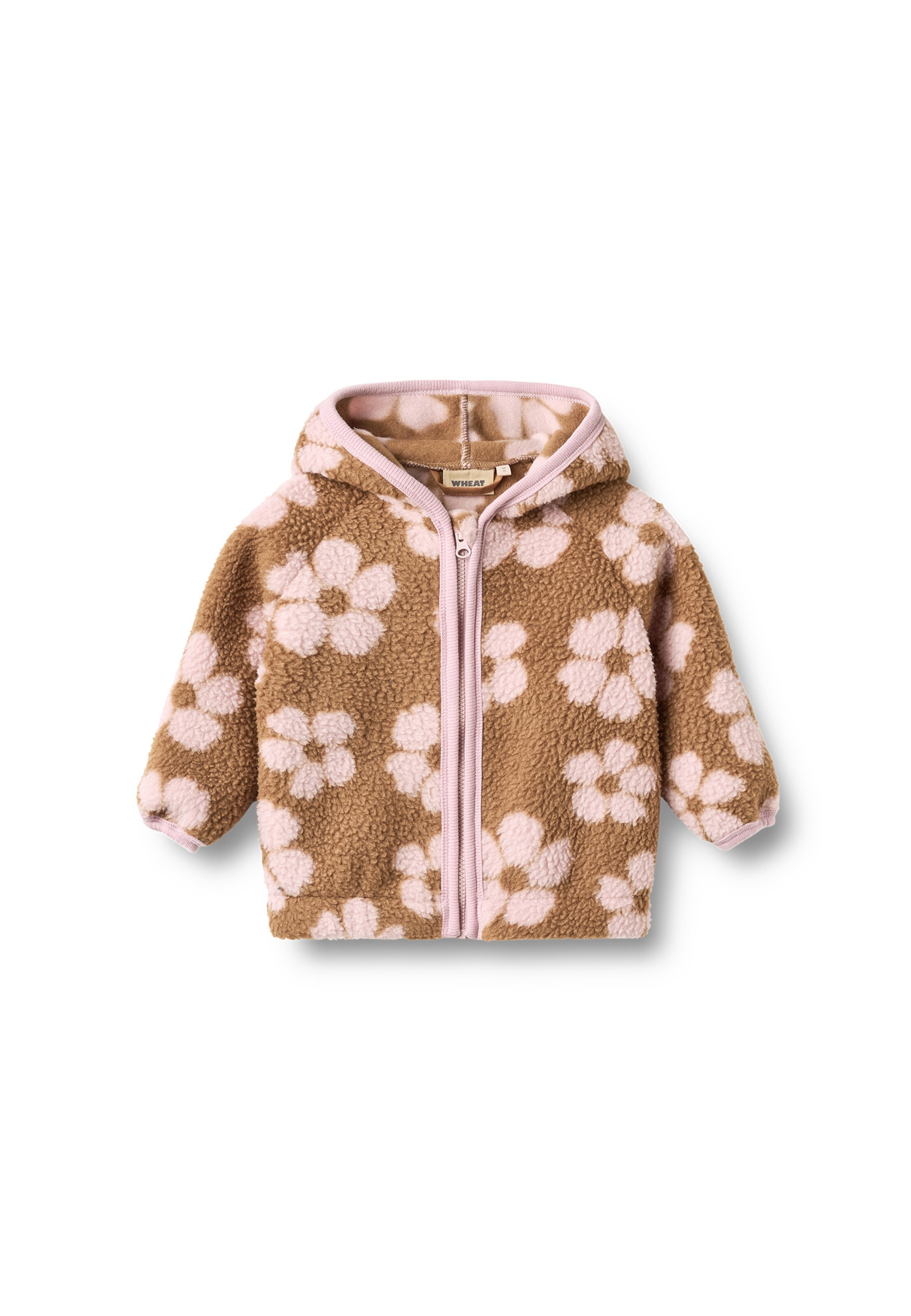WHEAT Fleecejacke 'Martinus' in Braun: Vorderseite