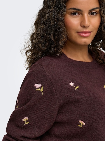 ONLY Carmakoma Sweater in Brown