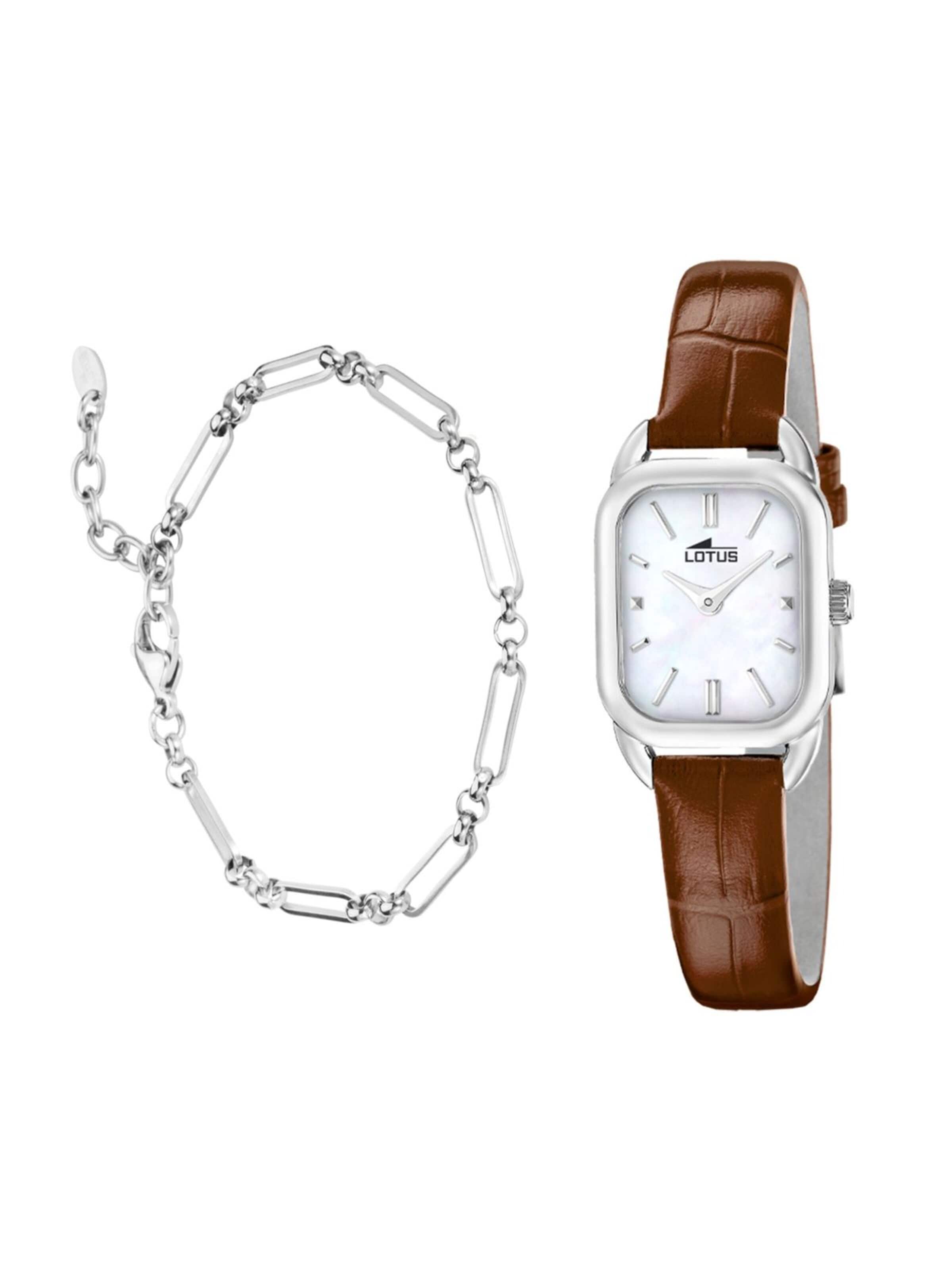 Lotus Analoguhr 'Watch 2gether'‌‌ in Weiß