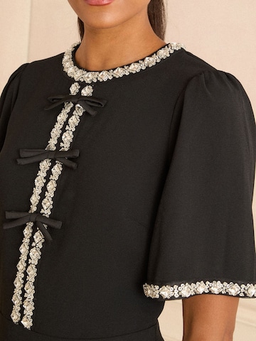 love & roses - Vestido en negro