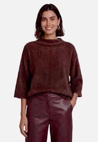 Pull-over zero en marron : devant