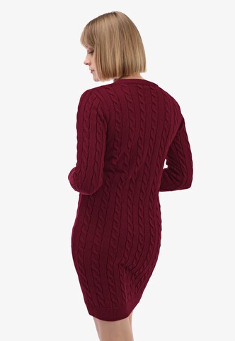 Felix Hardy Knit dress in Red