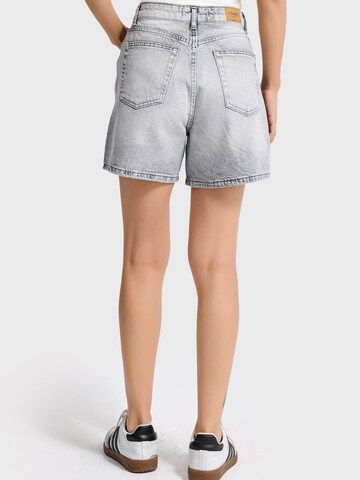 Regular Jean 'Mini Denim Short' IT'S BASIC en gris