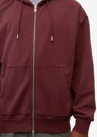 Marc O'Polo Zip-Up Hoodie in Red